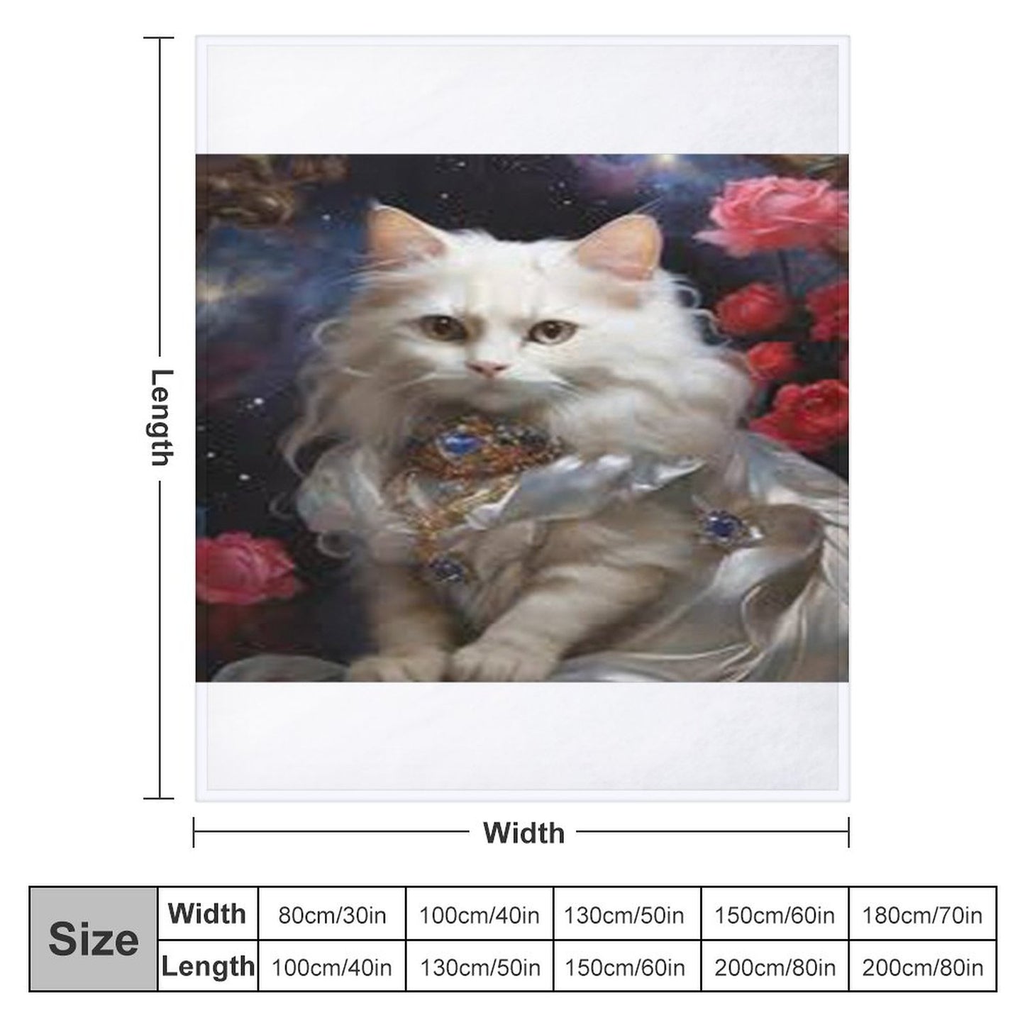 280gsm Flannel Blanket-70"x80" (Dual-sided Printing)