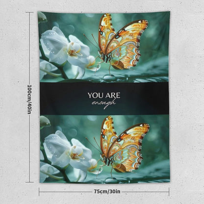 Wall Art with Vertical Tapestry-YOU ARE ENOUGH