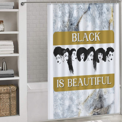 Flower Shower Curtain-66x72Inch (168x183cm)