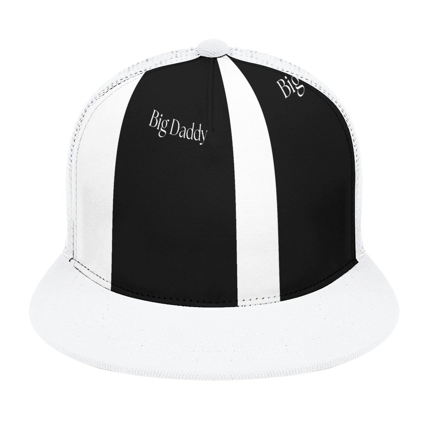 Flat Brim Trucker Hat with Fashion Frontier