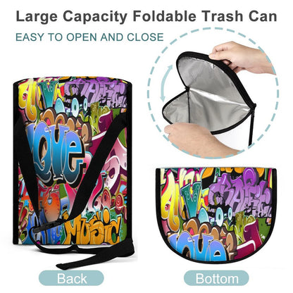 Collapsible Car Trash Bin