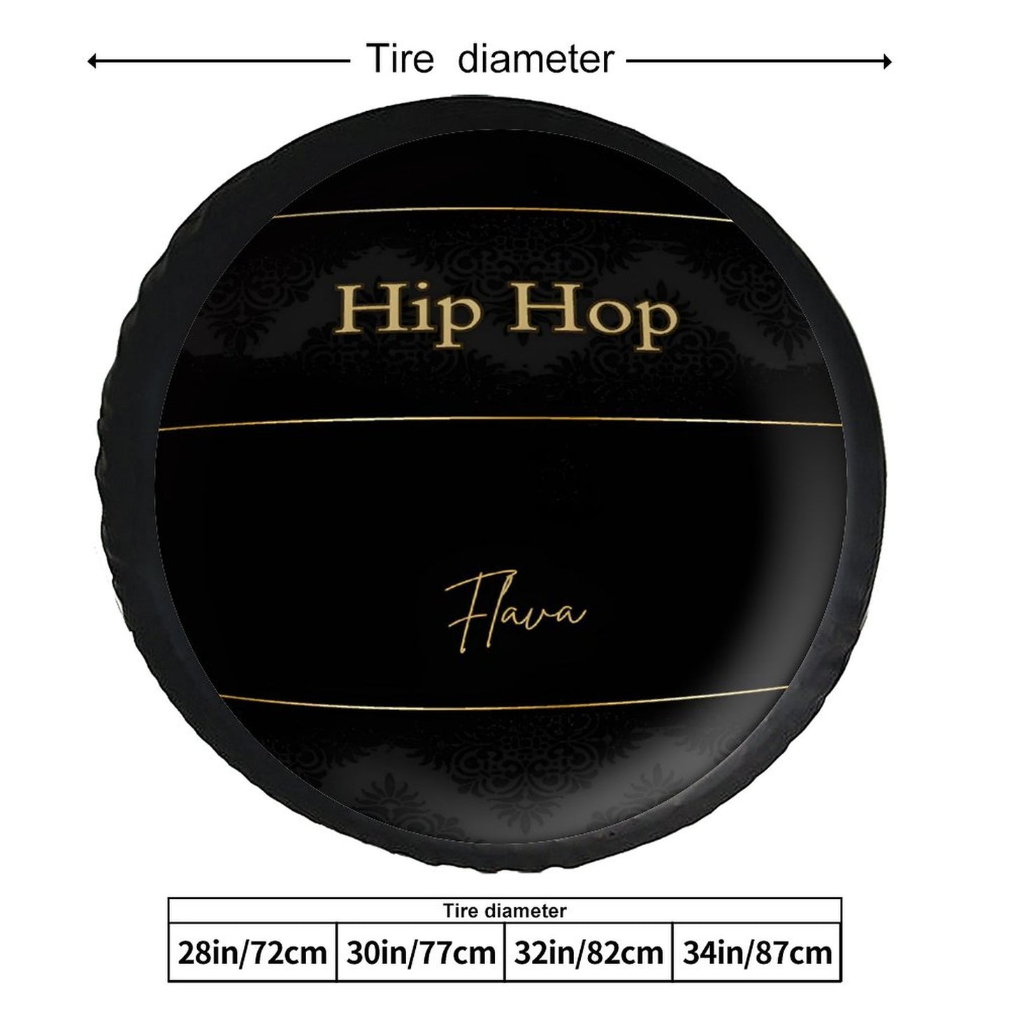 Leather Tire Cover(One-sided Printing)