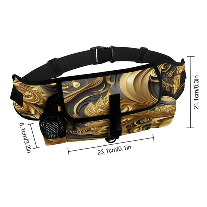 200gsm Pet Outdoor Training Storage Waist Bag(All-Over Printing)