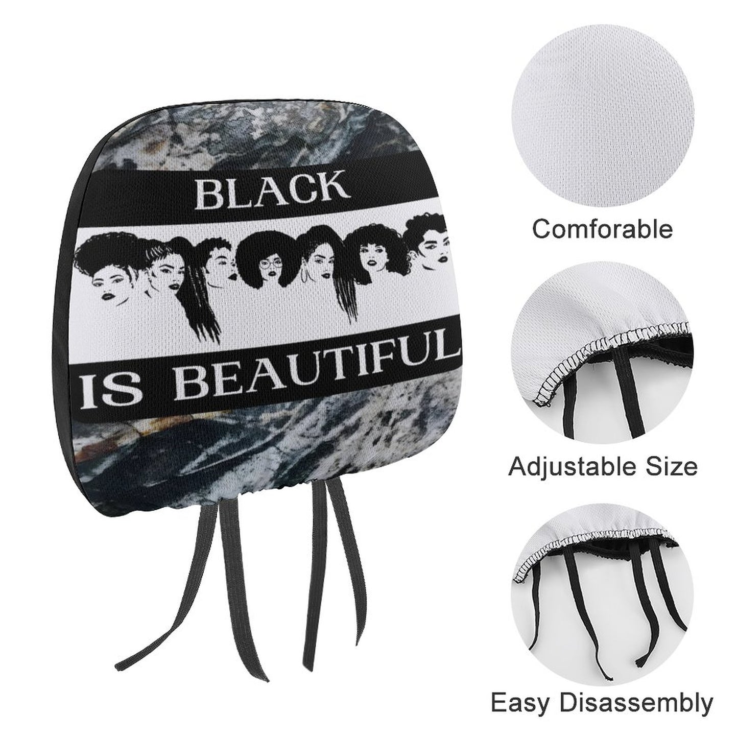 Custom Car Headrest Covers