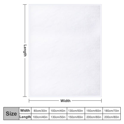 280gsm Flannel Blanket-50"x60" (Dual-sided Printing)