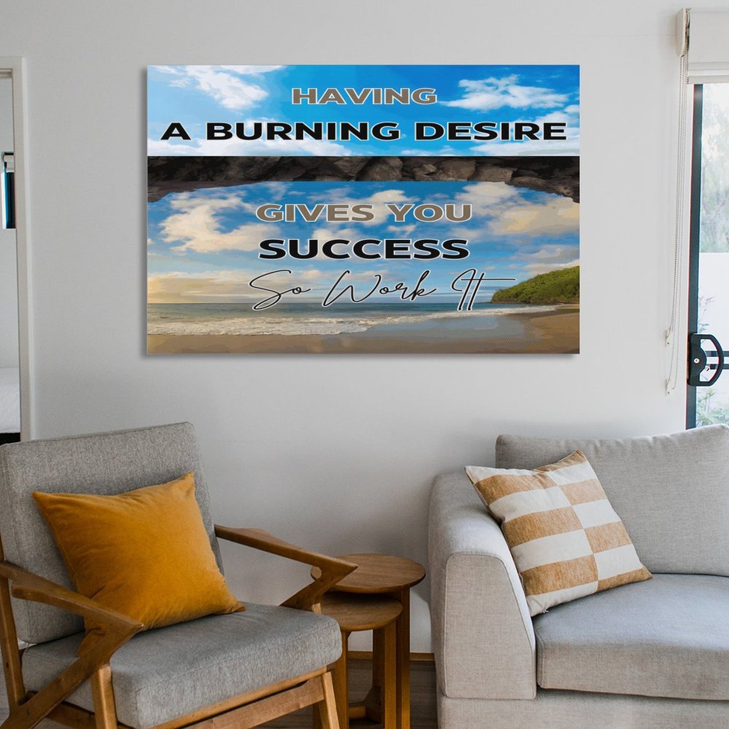 Hanging Poster (Horizontal 3:2)-12x18 inch/ 8x12 inch