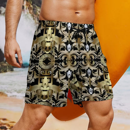 Men's Hawaiian shorts with 4 Pockets