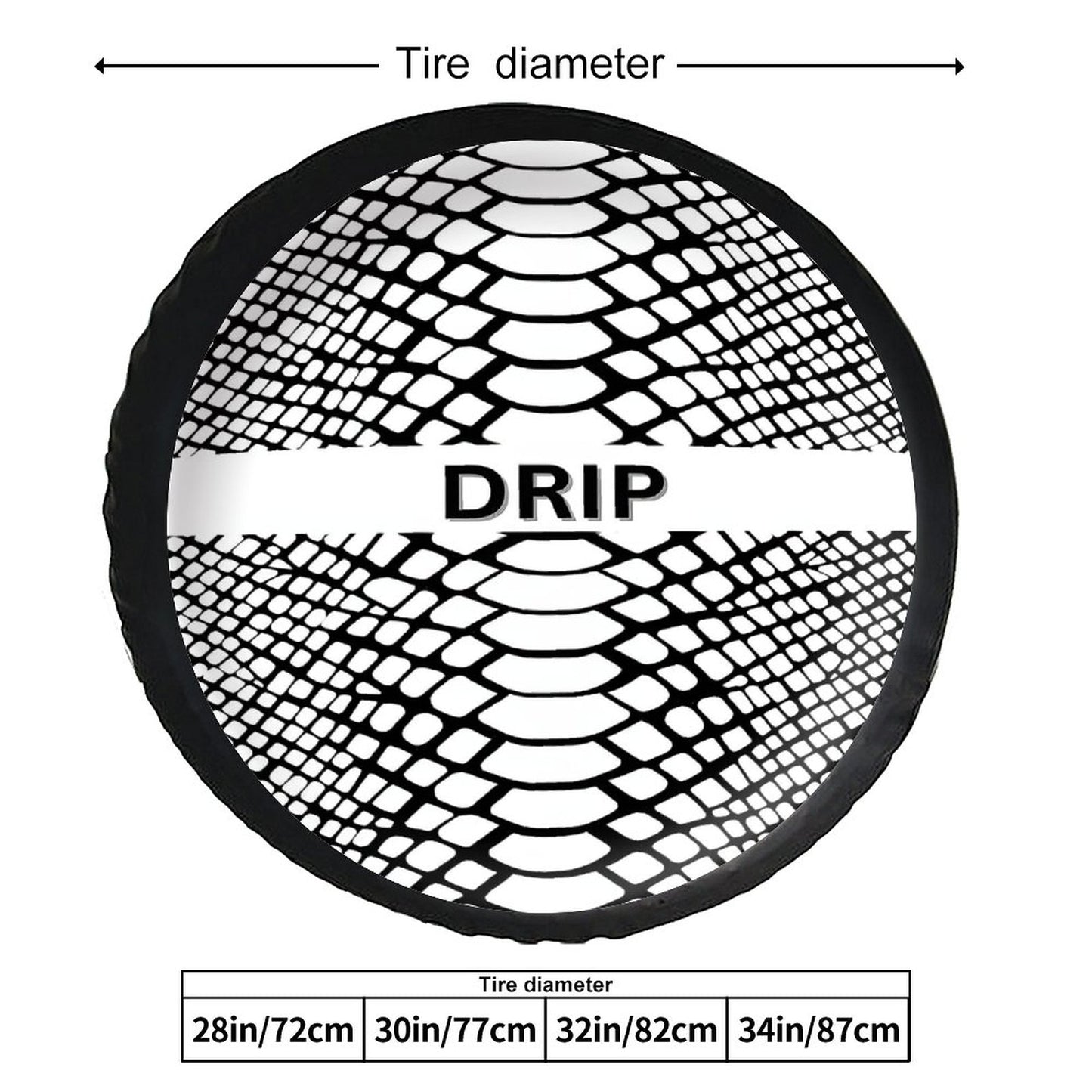 Leather Tire Cover(One-sided Printing)