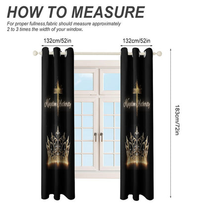 Grommet Curtain-52"x72"/ 132x183cm