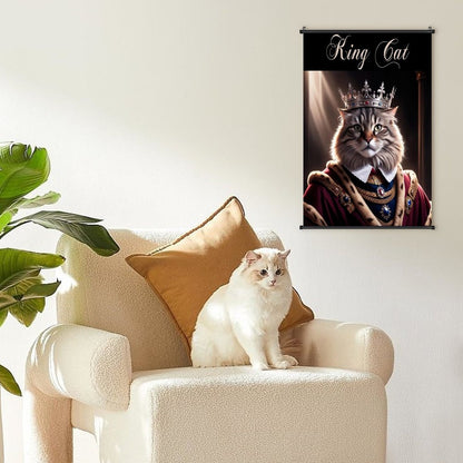 Canvas Hanging Poster with Scrolls-16"x24"/ 40x60cm