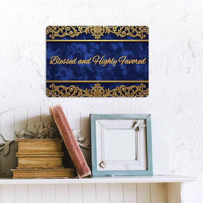 Horizontal Personalized Metal Wall Art Tin Sign-5.5"x7.9"/14x20cm