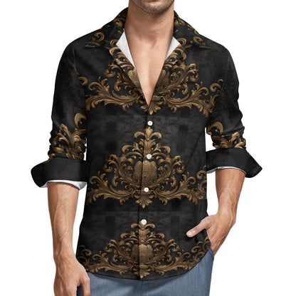 Men's Long Sleeve Shirt with Pocket LS (All-Over Printing)