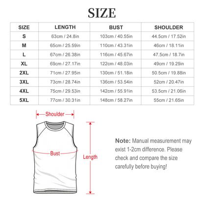 200gsm Men's Tank Top(All-Over Printing)