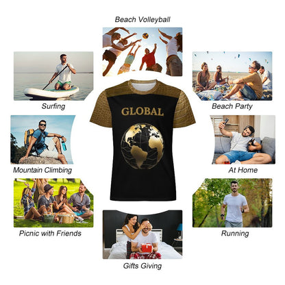GLOBAL T-Shirt-XS-6XL