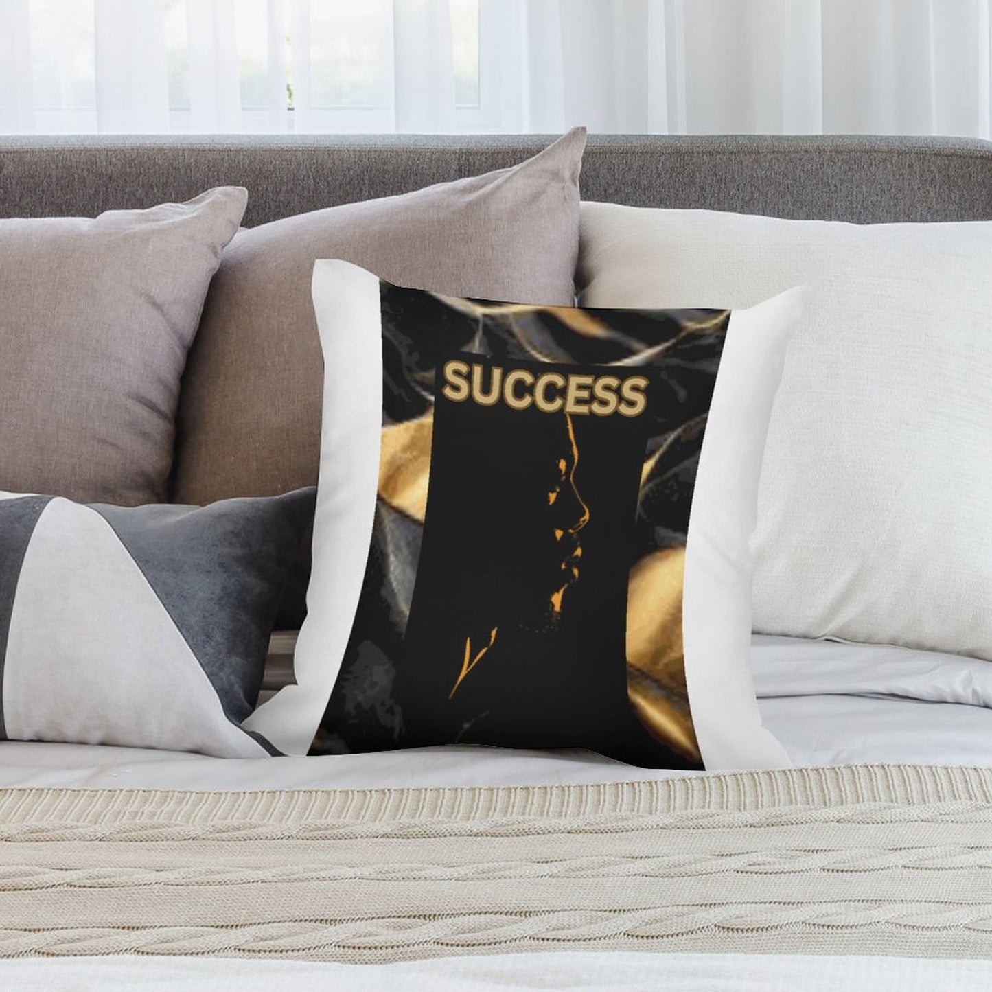 Picture on Plush Pillow Case  (Pillow Excluded, Set of 2, Different Pics on 2 Sides)