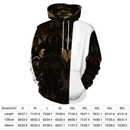 230gsm Men's Cool Hoodie with Double-layer Cap (All-Over Printing)