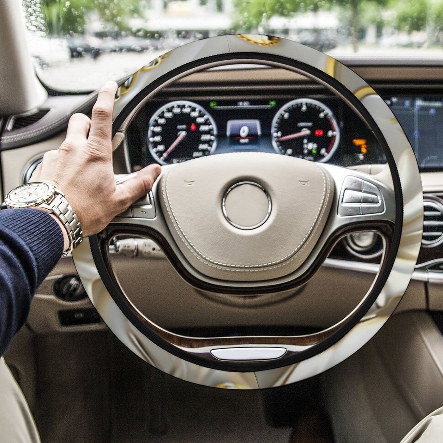 Car Steering Wheel Cover
