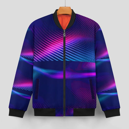 MULTICOLOR Zipper Bomber Jacket