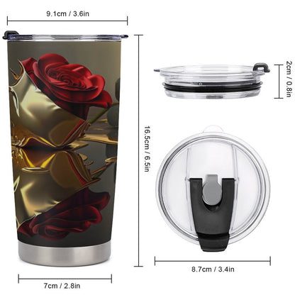 Car Travel Coffee Mug with Lid (All-Over Printing)