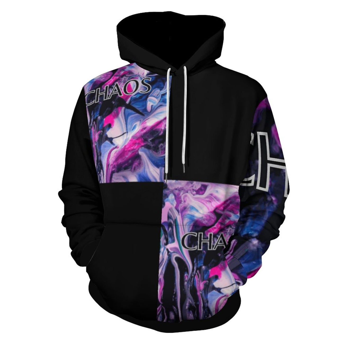 CHAOS Hoodie with Double-layer Cap-SMALL-6XL