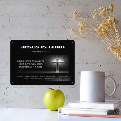 Horizontal Personalized Metal Wall Art Tin Sign-5.5"x7.9"/14x20cm