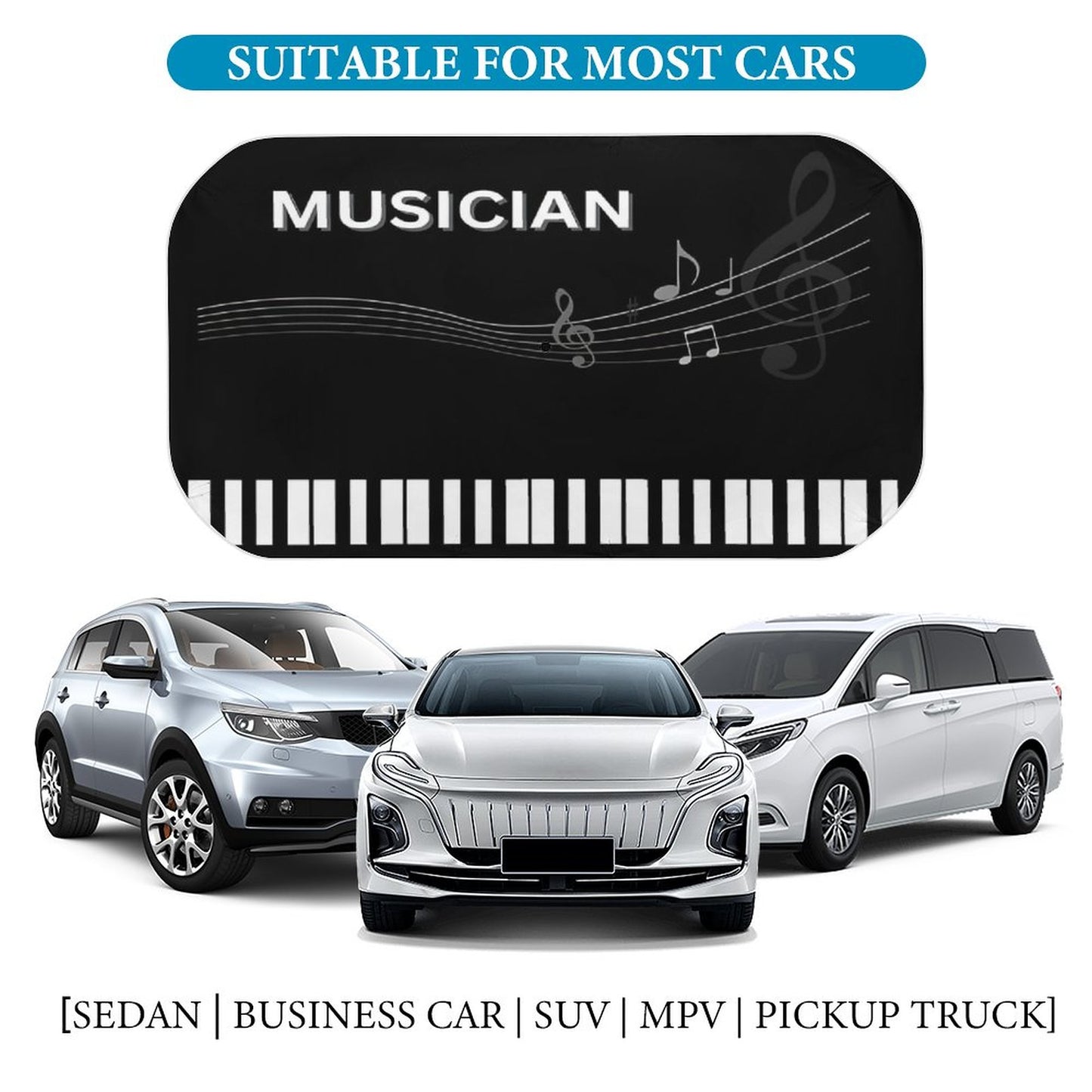 Car Sunshade Umbrella-MUSICIAN