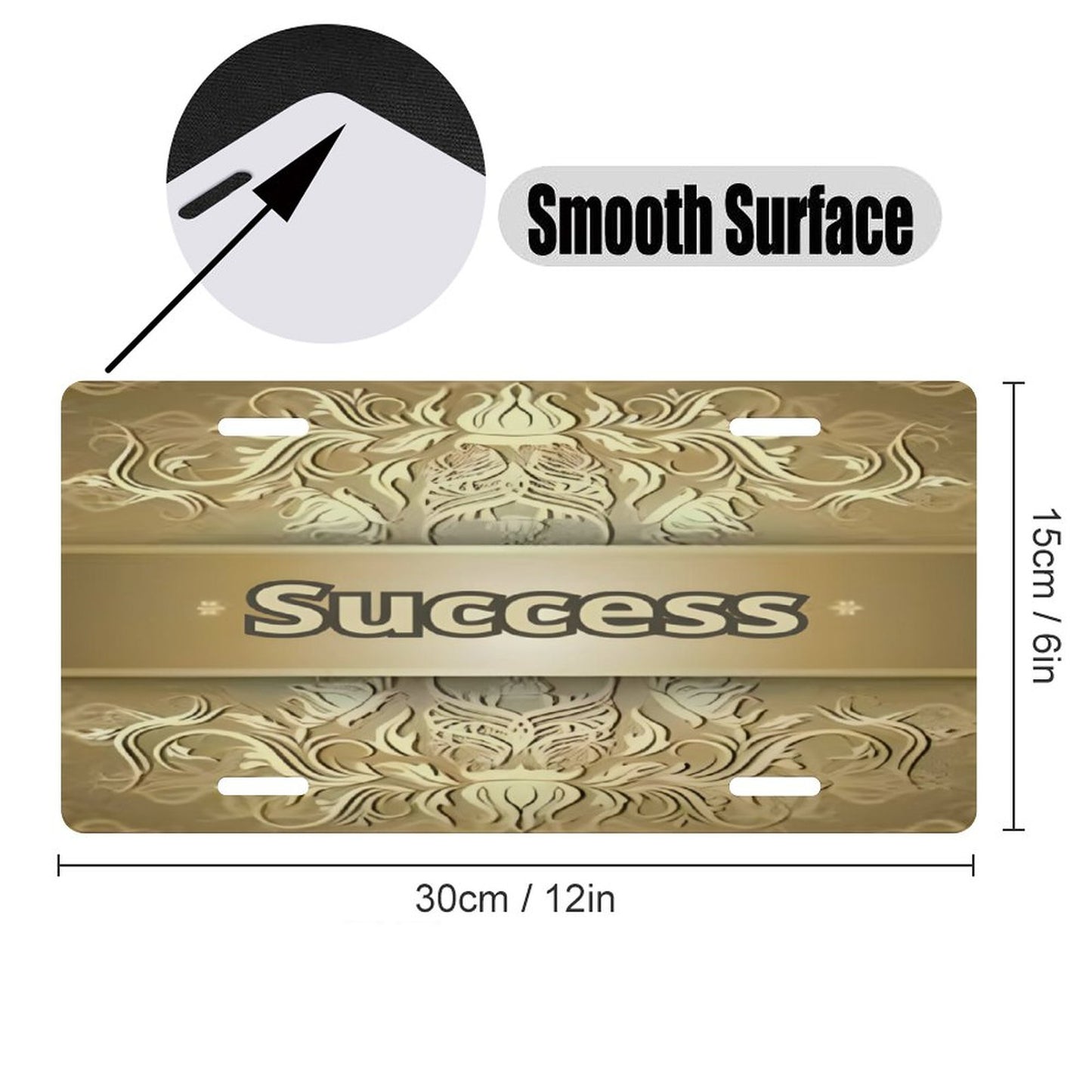 Car License Plate-11.8”x5.9”