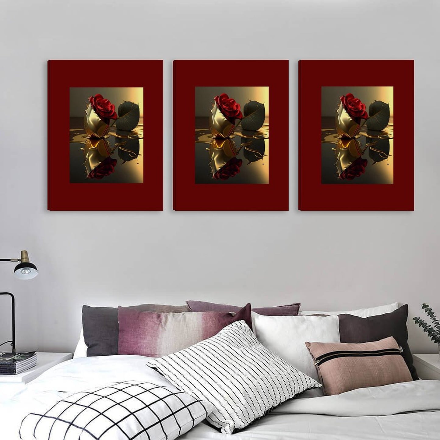 Vertical Colorful Framed Wall Art-3:4 Aspect Ratio(One-sided Printing)