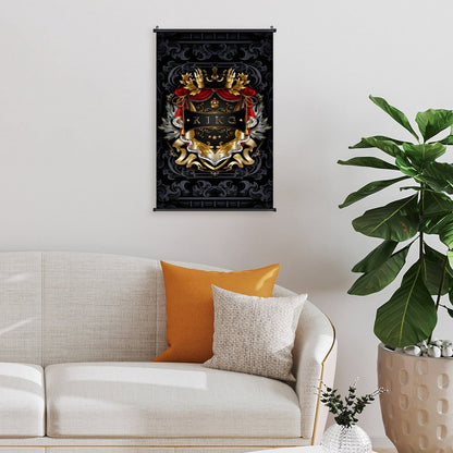 Canvas Hanging Poster with Scrolls-16"x24"/ 40x60cm