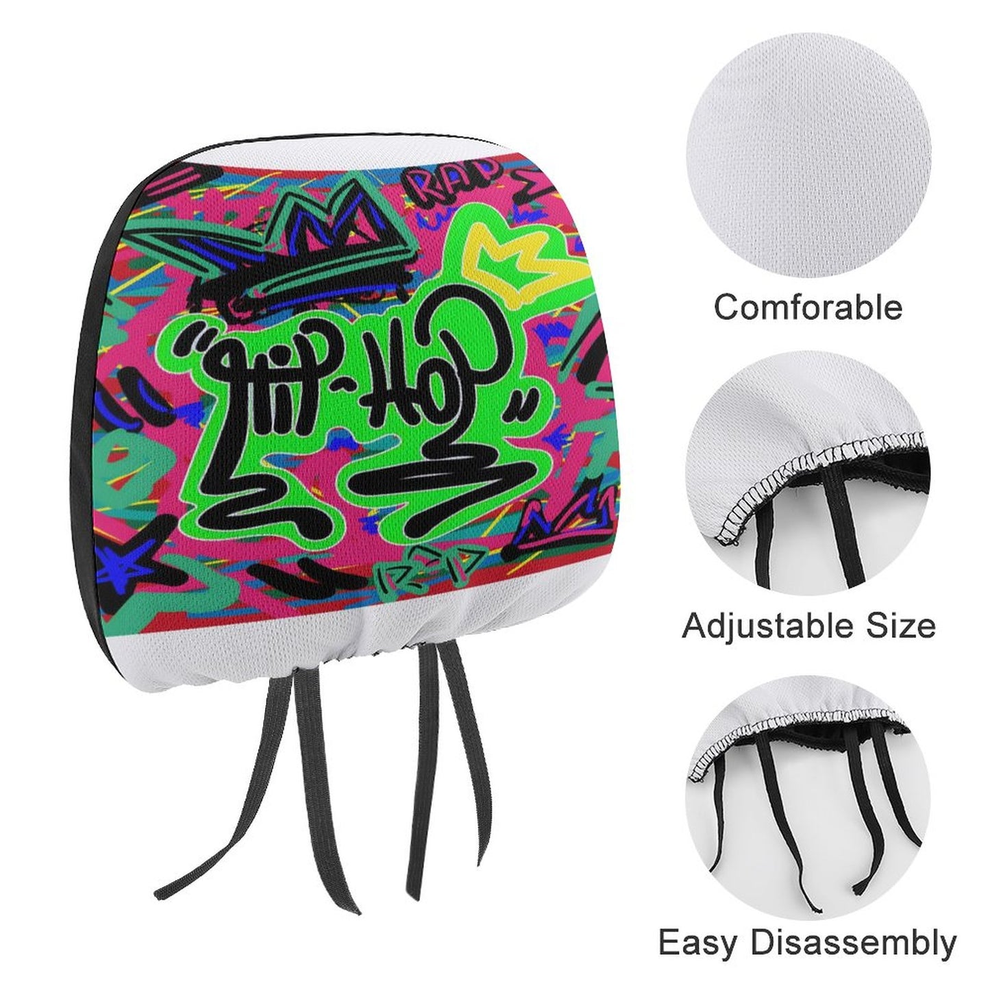Custom Car Headrest Covers