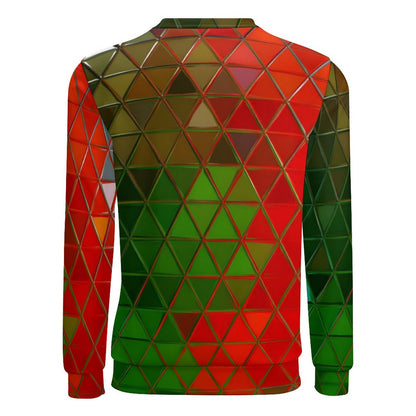 GLASS PRISM Round Neck Men's Sweatshirt-S-5XL