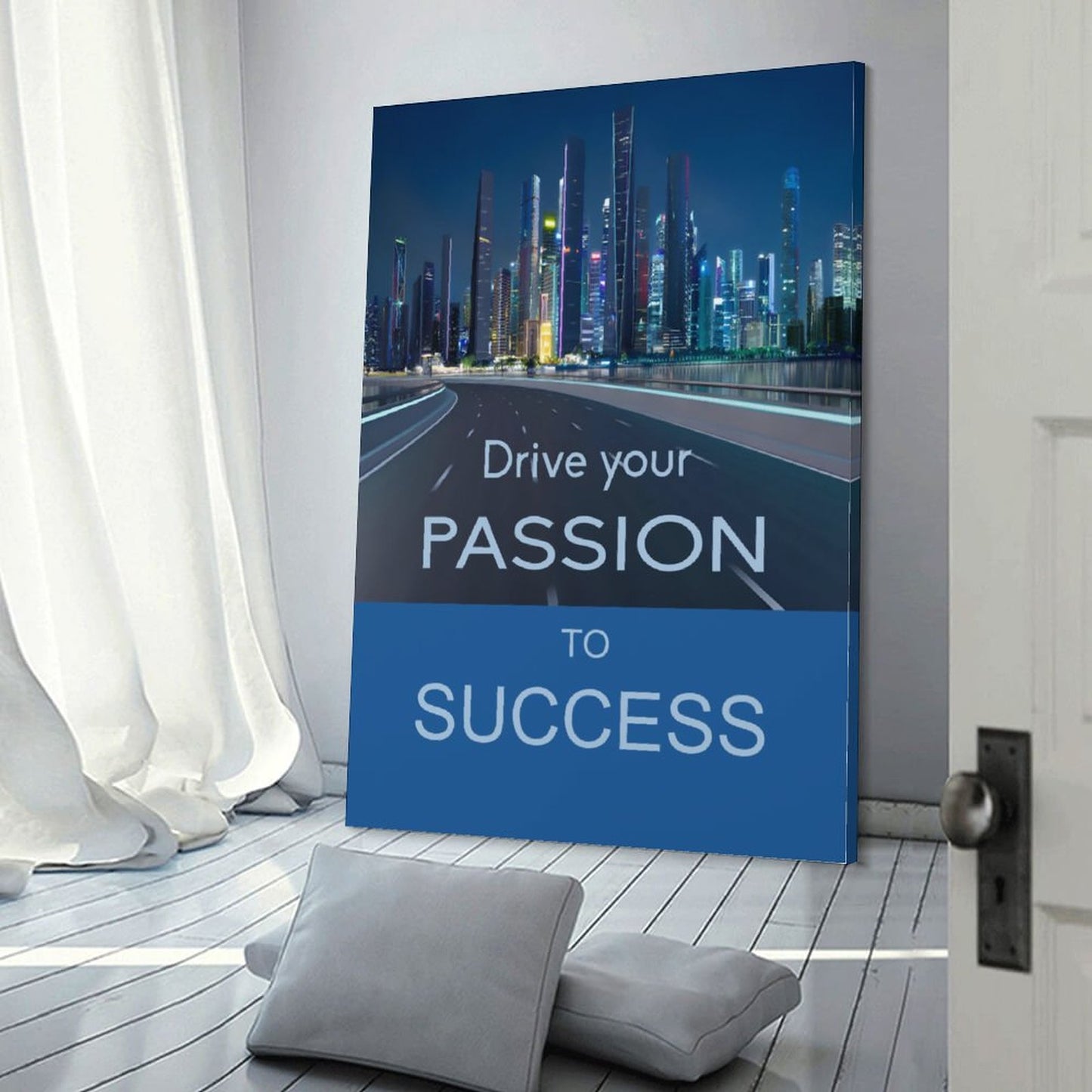Framed Wooden Poster Hanging (Vertical 2:3)-8x12 inch