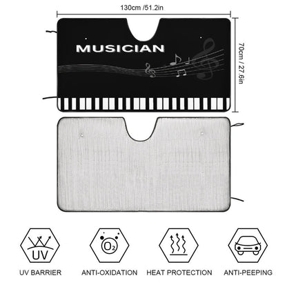 Car Cool with Sun Shades-MUSICIAN