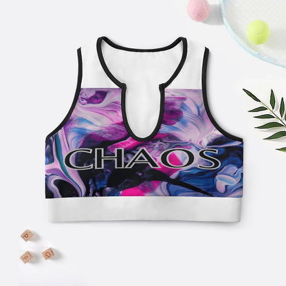 CHAOS Yoga Tank Top (white)-SMALL-2XL