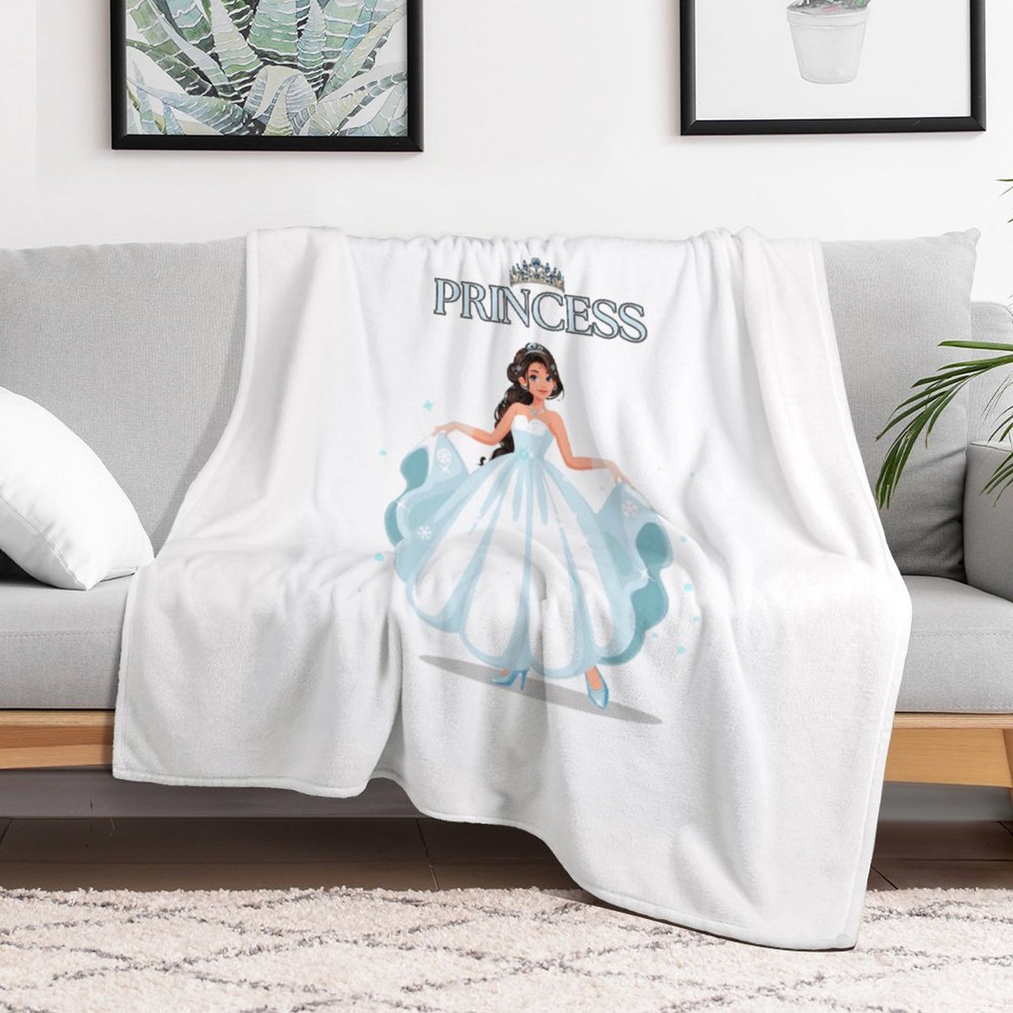 250gsm Flannel Throw Blanket-60"x80"
