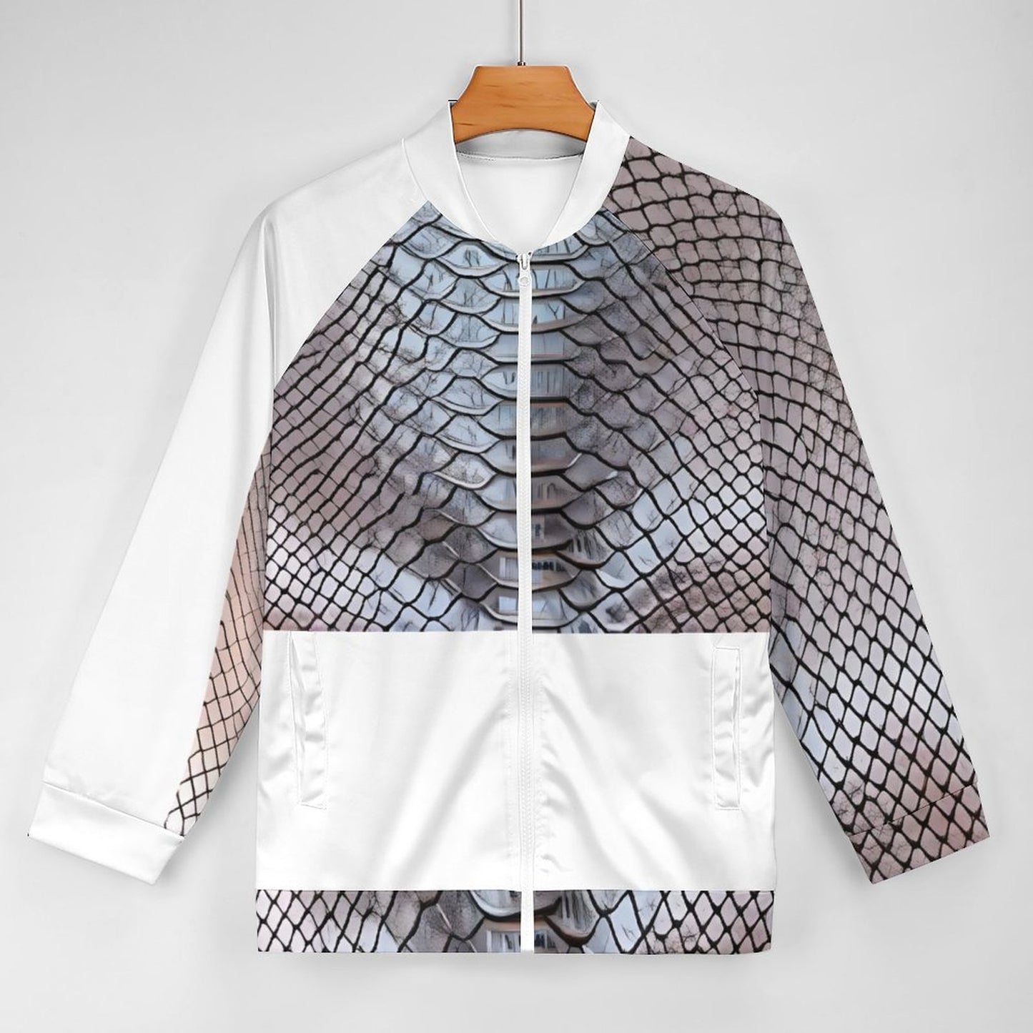 Raglan Zip-up Shirt WY10 (All-Over Printing)
