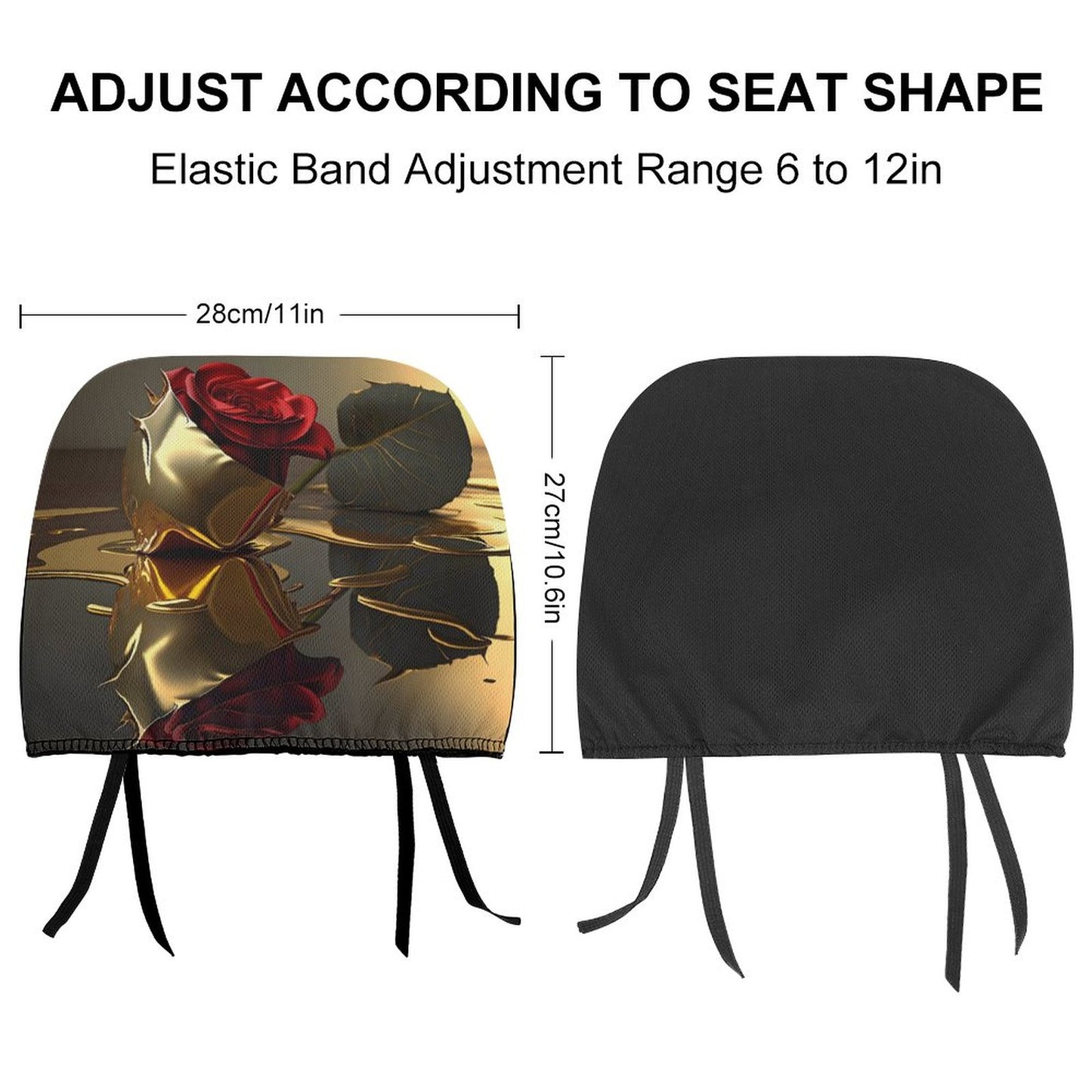 Custom Car Headrest Covers