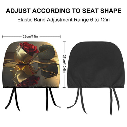 Custom Car Headrest Covers