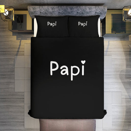 3-Piece Bedding Set-102"x90"/ 259x229cm (Dual-sided Printing)