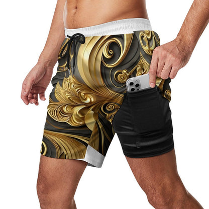 Men's Beach Shorts with 4 Pockets
