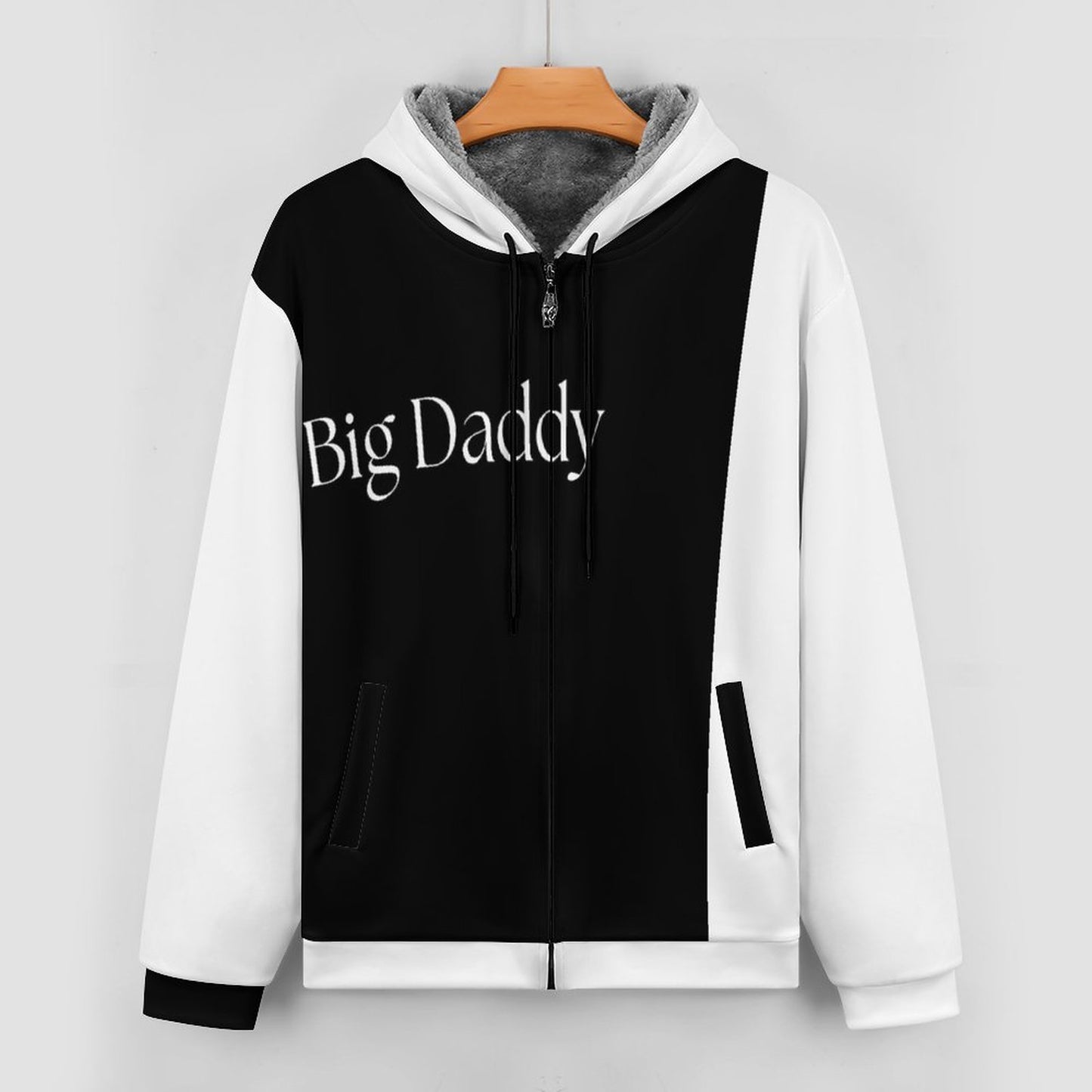 230gsm Full Zip up Hoodie with Plush Lining WZIP (All-Over Printing)