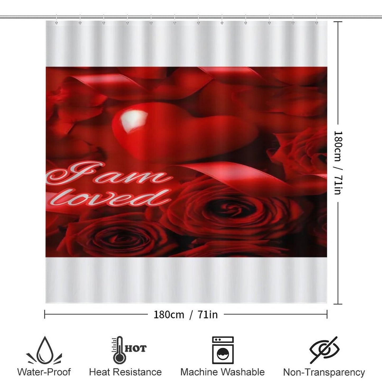 Bathroom 4-Piece Set(One-sided Printing)