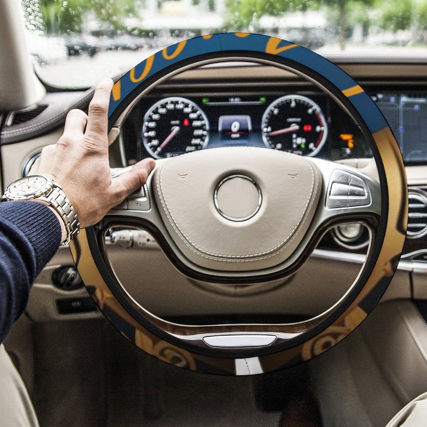 Car Steering Wheel Cover