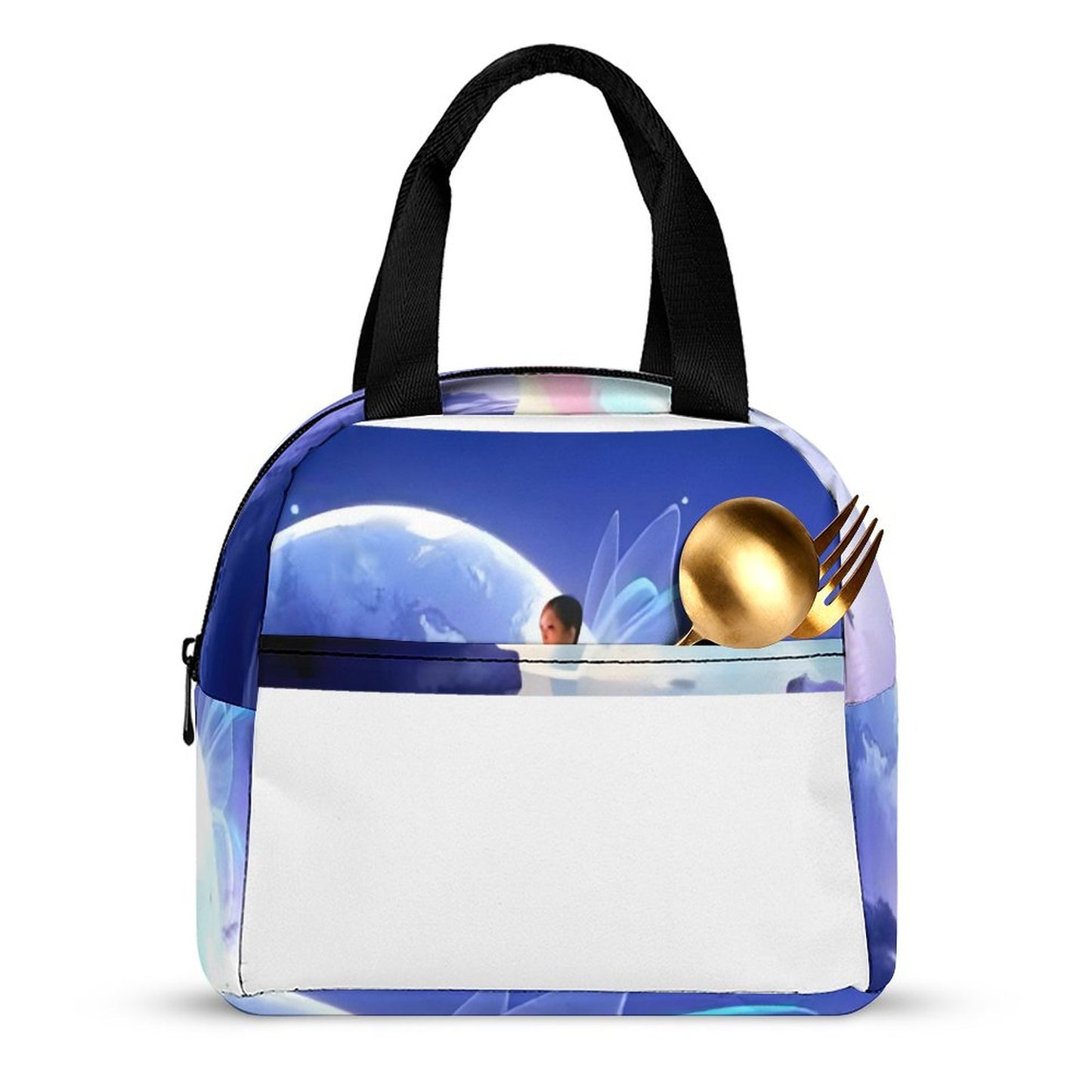Insulated Lunch Bag with Pocket (All-Over Printing)