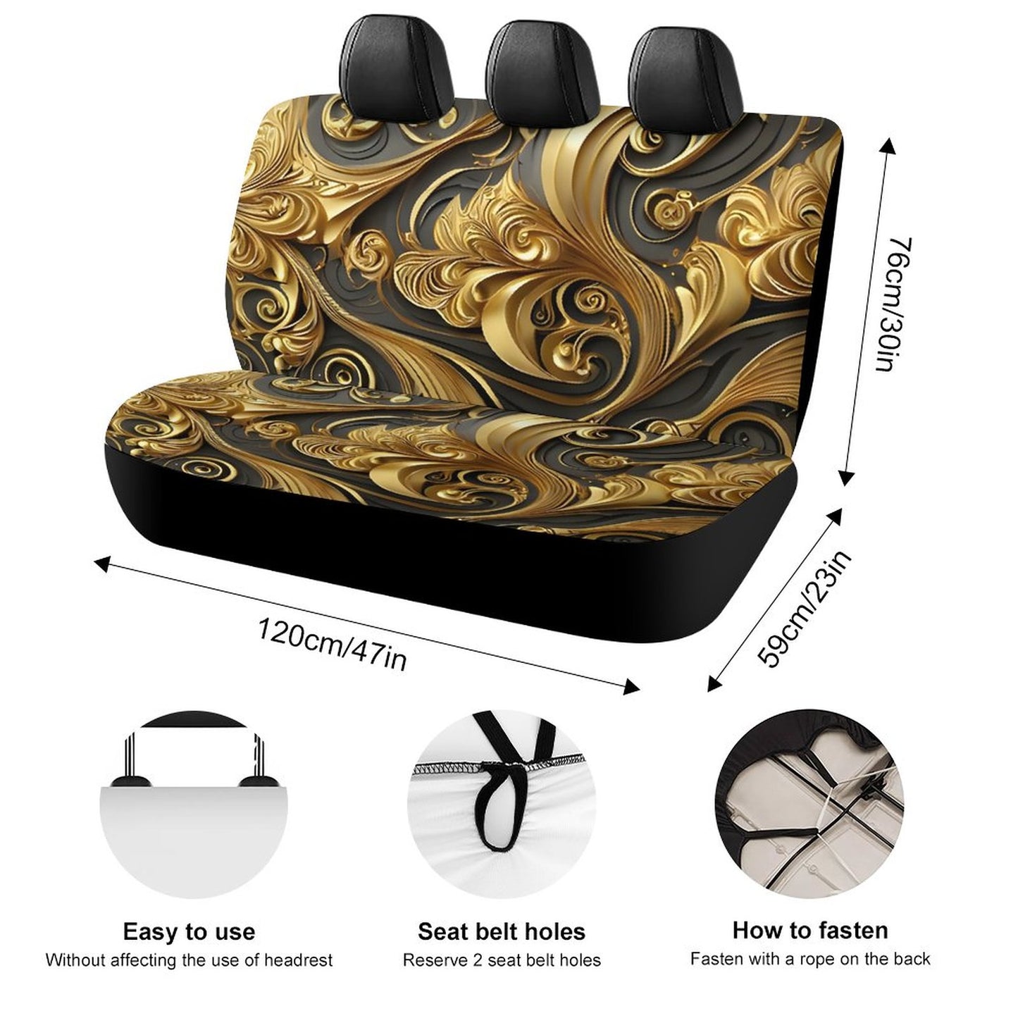 Back Seat Cover for Cars