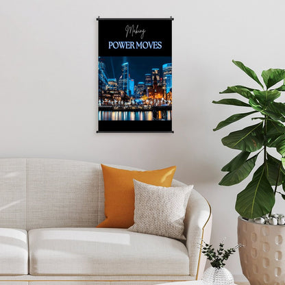 Canvas Hanging Poster with Scrolls-16"x24"/ 40x60cm