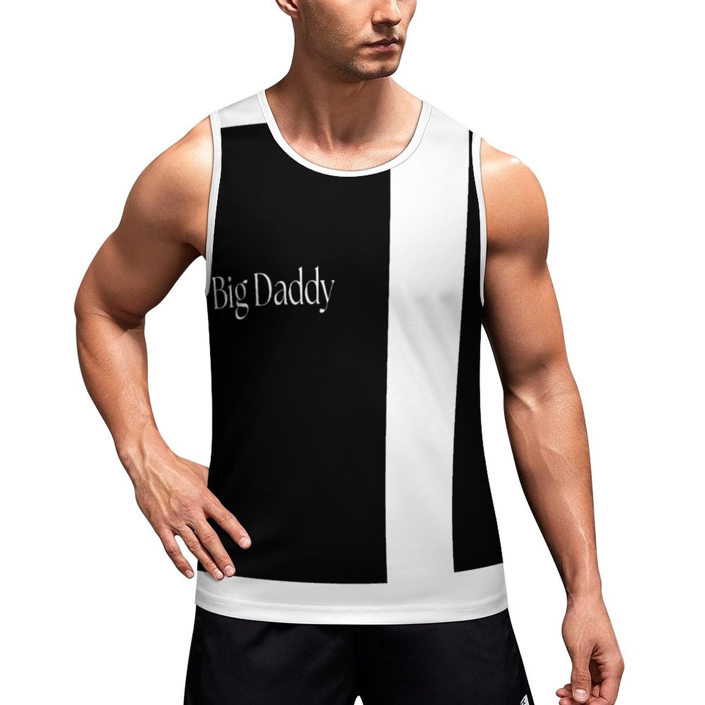 Men's Printed Vest BK (All-Over Printing)