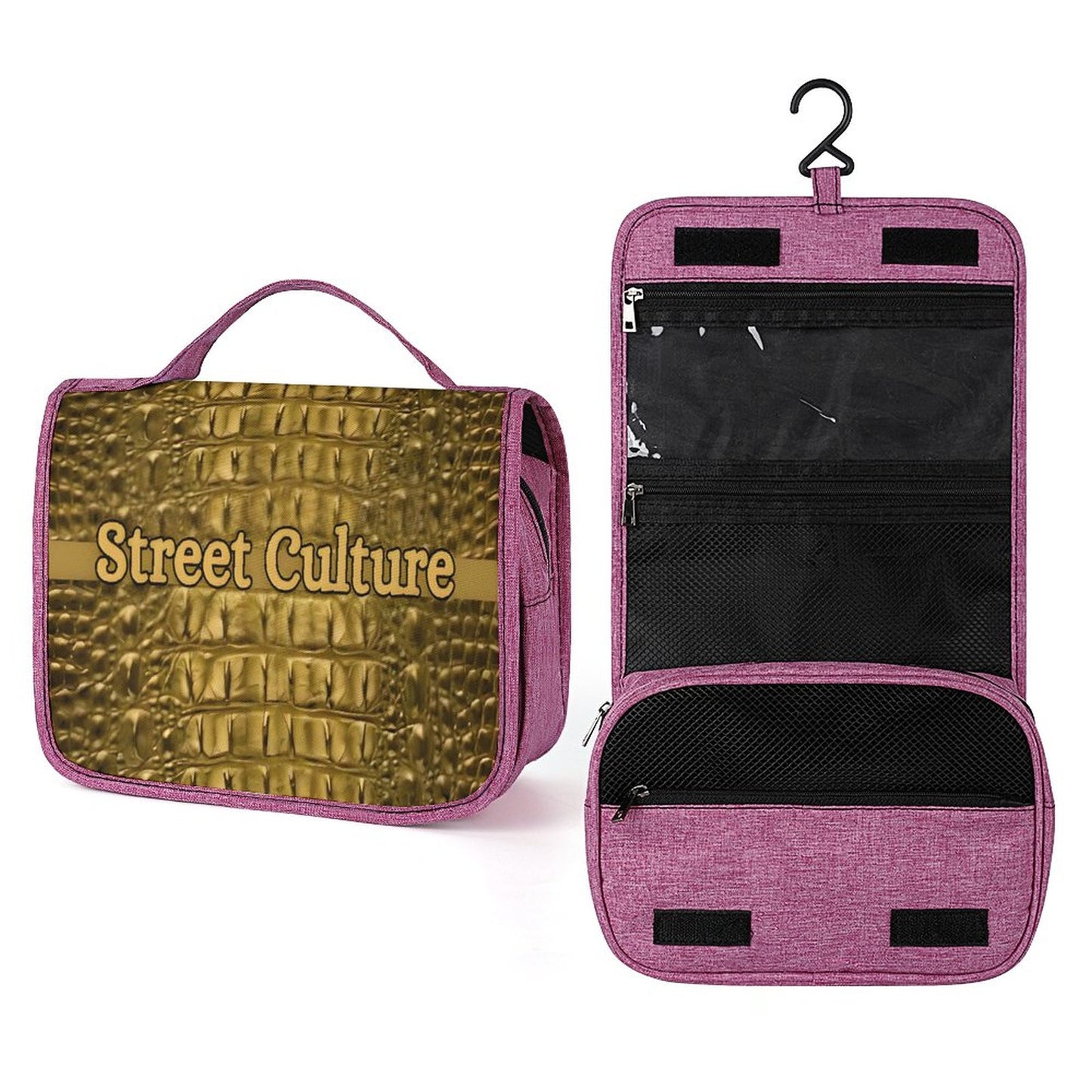 STREET CULTURE Alligator Travel Hanging Toiletry Bags
