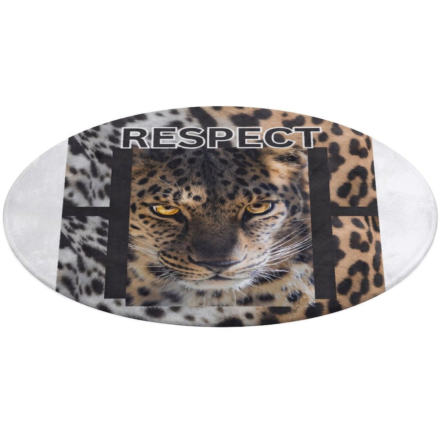 Round Coral Velvet Warm Floor Mat