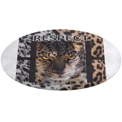 Round Coral Velvet Warm Floor Mat
